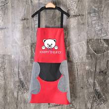 1Pcs Kitchen Cooking Apron Cute Printed Home Sleeveless Cotton Linen Aprons for Men Women Baking Accessories 2024 - buy cheap