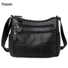 Women's Crossbody Bag Luxury Handbags Purse Female Casual Handbag Multi-layer PU Soft Leather Bag Women Shoulder Bags 2024 - buy cheap