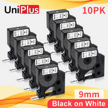 Uniplus-fita de etiqueta d1 40913 e 9mm para substituição, etiquetas, preto sobre branco, 3/8 polegadas, dymo, fabricante de rótulos, labelgerenciador 280 100 2024 - compre barato