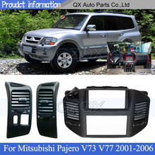 Вентиляционные отверстия CAPQX для кондиционера Mitsubishi Pajero V73 V77 2001-2006, вентиляционные отверстия для кондиционера, крышка для выпускного отверстия кондиционера 2024 - купить недорого