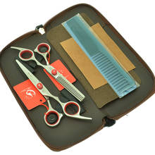 Miesha-tesouras para cortar cabelo, 6.0 polegadas, tesoura de desbaste, cabeleireiro profissional, a0040a 2024 - compre barato