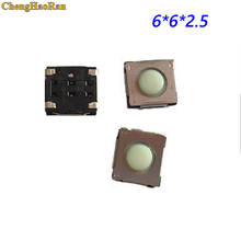 Chenghaoran 10 pces original japão importação evqq2f02w impermeável e à prova de poeira interruptor de toque 6*6*2.5 smd 4pin interruptor de botão do mouse 2024 - compre barato