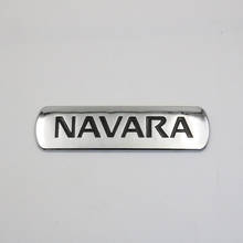 For Nissan Navara Rear Back Emblems Logo Plate Sticker Decal For Nissan Frontier Pickup D21 D22 D23 D40 Side Door Chrome 2024 - buy cheap