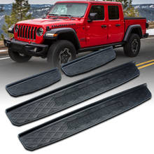 4pcs/set Car Interior Door Sill Entry Guards Protector Cover For 2018-2020 Jeep Wrangler JL Gladiator JT 2024 - buy cheap