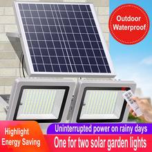 Solar LED Floodlights 600W 400W LED Double Head Waterproof IP66 Solar LED Flood Light 200W Courtyard Square With Remote Control 2024 - buy cheap