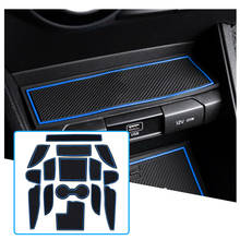 RUIYA For Stonic 2018 2019 2020 Car Door Groove Mat Anti-slip Slot Pad Auto Interior Organizer Accessories Blue/White/Red 15 Pcs 2024 - buy cheap