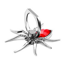 Universal Luxury Biling Diamond Metal Spider Mobile Phone Finger Ring Holder 360 Rotate Stand for iPhone Sumsang Huawei Xiaomi 2024 - buy cheap