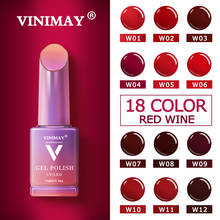 VINIMAY Hot Sale Red Gel Nail Polish vernis semi permanant UV Soak Off Gelpolish Nail Art Gel Varnish Manicure Nails Gel Lacque 2024 - buy cheap