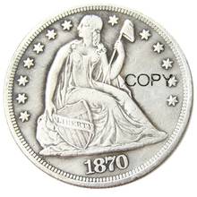 1870S Seated Liberty Dollar Silver Plated Copy Coins 2024 - buy cheap