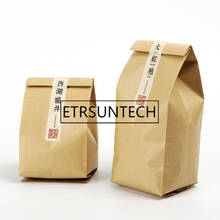 Bolsas de papel Kraft con fuelle lateral, bolsas de embalaje y almacenaje de té a prueba de humedad, 1000 Uds. 2024 - compra barato