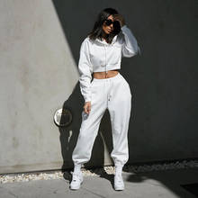 2020 Winter Fashion Outfits for Women Tracksuit Hoodies Sweatshirt and Sweatpants Casual Sports 2 Piece Set Sweatsuits 2024 - buy cheap