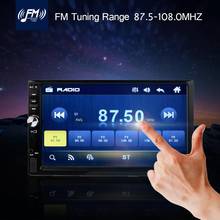 2 din 7" TFT 1080P HD Touch Screen Bluetooth Car MP5 Video Player 12V Car Audio Radio FM USB SD AUX IN Support Rear View Camera 2024 - buy cheap