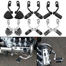 Reposapiés protector de motor de alta calidad, clavijas de carretera para Harley, Electra, Road Glide, Honda, Yamaha, Kawasaki 2024 - compra barato