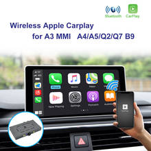 Apple Carplay inalámbrico para Audi, adaptador de reproducción automática para coche, compatible con A3 MMI 2010, 2012, 2013, 2014, 2015, 2016, A4, A5, Q7, Q2, 2017, 2018, 2024 - compra barato