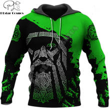 Viking Odin green 3D All Over Printed Men Hoodie Harajuku Fashion Sweatshirt Unisex Casual Jacket Pullover sudadera hombre DW093 2024 - buy cheap