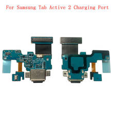 Puerto de carga USB, piezas de placa de conector, Cable flexible para Samsung Tab Active 2 T395, pieza de repuesto 2024 - compra barato