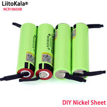 Liitokala original novo 18650 ncr18650b recarregável li-ion bateria 3.7v 3400mah baterias diy folha de níquel 2024 - compre barato