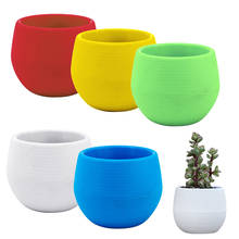 Creative Humanoid Plastic Flower Pot Vase Plant Pot Plastic Crafts Fleshy Flower Vase Home Decoration Bonsai Decor 2024 - buy cheap