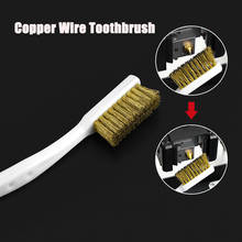 3D Printer Cleaner Tool Copper Wire Toothbrush Copper Brush Handle For Nozzle Heater Block Hotend Cleaning Hot Bed Parts 2024 - buy cheap