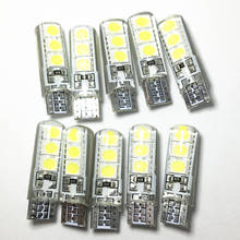100PCS T10 194 2825 W5W LED 6 SMD Silica Gel Waterproof  Light motorcycle Auto Parking Bulb Silicone Shell Car Reading Dome lamp 2024 - купить недорого