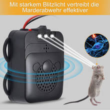 12V Car Under Hood Pest Repeller Vehicle Rodent Repellent Automobile Ultrasonic Rat Deterrent Control Trap With LED Flashlight 2024 - buy cheap