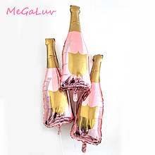 3pcs Bachelorette Party Decorations  36inch Champagne Balloons 18th 21th 30th 40th 50th Birthday Party Rose Gold  Foil Ballons 2024 - buy cheap