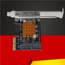 Для SA3002 ASM1062 чип PCI-E для SATA 3,0 карта расширения 6GSATA3. 0 интерфейс жесткий диск карта расширения Интерфейс адаптер карта 2024 - купить недорого