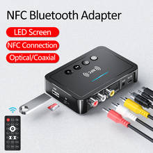 Bluetooth Receiver Transmitter 5.0 FM Audio Stereo AUX 3.5mm Jack RCA Optical Wireless Bluetooth Adapter Remote Control For TV 2024 - buy cheap