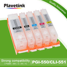 Plavetink PGI 550 CLI 551 многоразовый картридж Замена для PGI550 CLI551 для Canon PIXMA IP7250 MG5450 MG5550 принтер 2024 - купить недорого