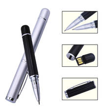 Hot Sale Metal Ballpoint Pen USB Flash Drive 4GB 8GB 16GB 32GB 64GB Multi-function usb 2.0 Memory Stick Storage Disk Pen Drives 2024 - buy cheap