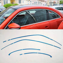 Apto para volkswagen beetle 2013-2018 4 pçs de aço inoxidável janela do carro guarnição capa exterior decoração do corpo estilo do carro acessórios 2024 - compre barato