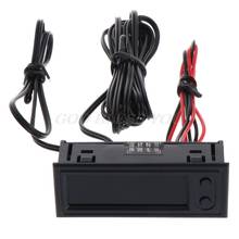 Relógio multifuncional dc 12v, monitor de tensão de bateria para carro 2024 - compre barato