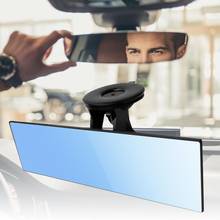 Car Rear View Mirror, Anti-Glare Universal Car Truck Interior Rearview Mirror with Suction Cup Blue Mirror - Reduce Blind Spota 2024 - buy cheap