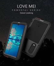 Металлический водонепроницаемый чехол LOVE MEI для телефона Huawei P30/P30 Pro/P30 Lite/Nova 4e, противоударный чехол, алюминиевая защита и стекло Gorilla 2024 - купить недорого