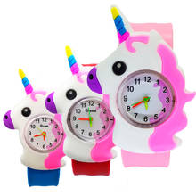 Часы детские электронные кварцевые с рисунком единорога, милые спортивные цифровые наручные часы с мультяшным рисунком пони, подарок для детей 2024 - купить недорого