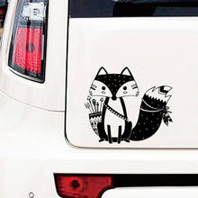 Art Design Fox Car Sticker And Decals Voiture Auto Stickers Mural Wrap Vinyl Covers Decoration Accessories 2024 - buy cheap