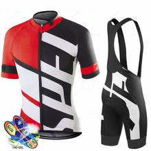 Ropa de Ciclismo del equipo blanco para Hombre, maillot con almohadilla de Gel 19D, para Verano, 2022 2024 - compra barato