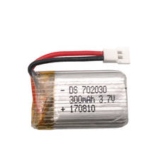 Batería Lipo para avión E55, 3,7 V, 300 mAh, FQ777, FQ17W, DiFeida, DFD, F180, FY530, 3,7 V, 300 MAH, 20C, 20 unids/lote 2024 - compra barato