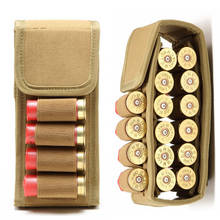 Bolsa tática redonda para munição militar, bolsa molle de cintura para caça, acessórios 12g de arma de tiro, cartuchos, bolsas de bala 2024 - compre barato