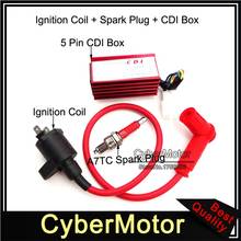 Racing Ignition Coil 5 Pin AC CDI Spark Plug A7TC For 50cc-110cc 125cc 140cc 150cc 160cc Engine Pit Dirt Bike ATV Quad 4 Wheeler 2024 - buy cheap