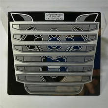 Decorative Metal Front Intake Grille Cover for 1/14 Tamiya Scania R730 RC Truck Tractor Modification Parts Accessories 2024 - buy cheap