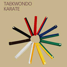 USHINE YS05 black red green yellow belt Taekwondo Judo Karate war belt random for adult children 2024 - buy cheap