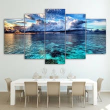 5 pçs/set 5d Diamante Bordado Mosaico Padrão de Praia Seascape 3d Diamante Pintura Ponto Cruz Quadrado Strass Decoração tríptico 2024 - compre barato