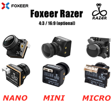 Foxeer Razer Mini / Razer Micro / Razer NANO 1200TVL 4:3 16:9 NTSC/PAL Switchable FPV Camera For RC Drone 2024 - buy cheap