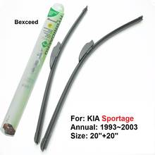 Flat Wiper Blade for KIA Sportage NB-7 20"+20" 1993 1994 1995 1996 1997 1998 2003 Bexceed of Car Windshield Windscreen 2024 - buy cheap