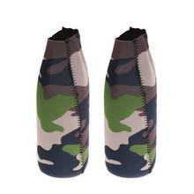 2pcs Zip Up Bottle Cooler Bottle Insulated Cover Insulator - Camouflage - Wedding Party Favors Supplies 2024 - buy cheap