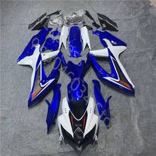 Hot sales  motorcycle fairing kit for suzuki injection gsxr 600 750 08-10 blue  black  white fairings gsxr600 2008-2010 2024 - buy cheap