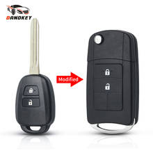 Dandkey Car Modified Flip 2/3/4 Buttons Remote Key Shell Case Fob TOY43 For Toyota CAMRY 2012 2013 2014 2015 Corolla 2014 2015 2024 - buy cheap