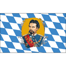 Флаг Баварии Лудвига II, 3 Х5 фута, 90 х150 см 2024 - купить недорого