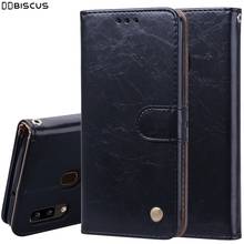 Quality Leather Wallet Case For Samsung Galaxy A20E 5.8" SM-A202F/DS 2019 A202F A202 Phone Flip Capa Silicone Cover Coque Funda 2024 - buy cheap